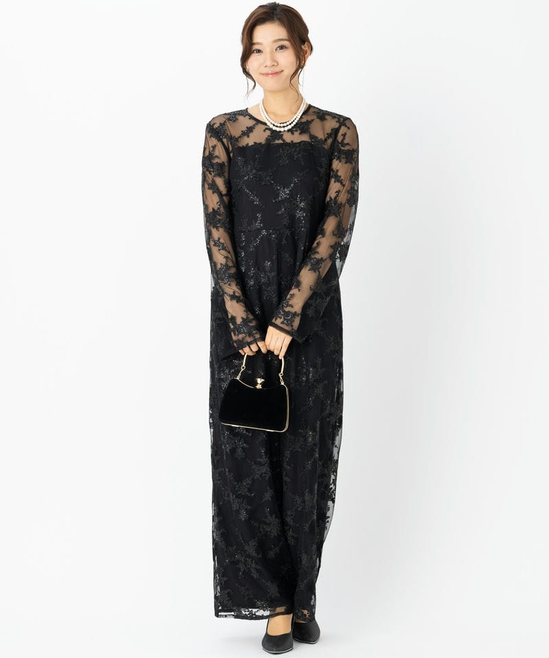 Ameri VINTAGE アメリヴィンテージ スパンコールレースロンパース