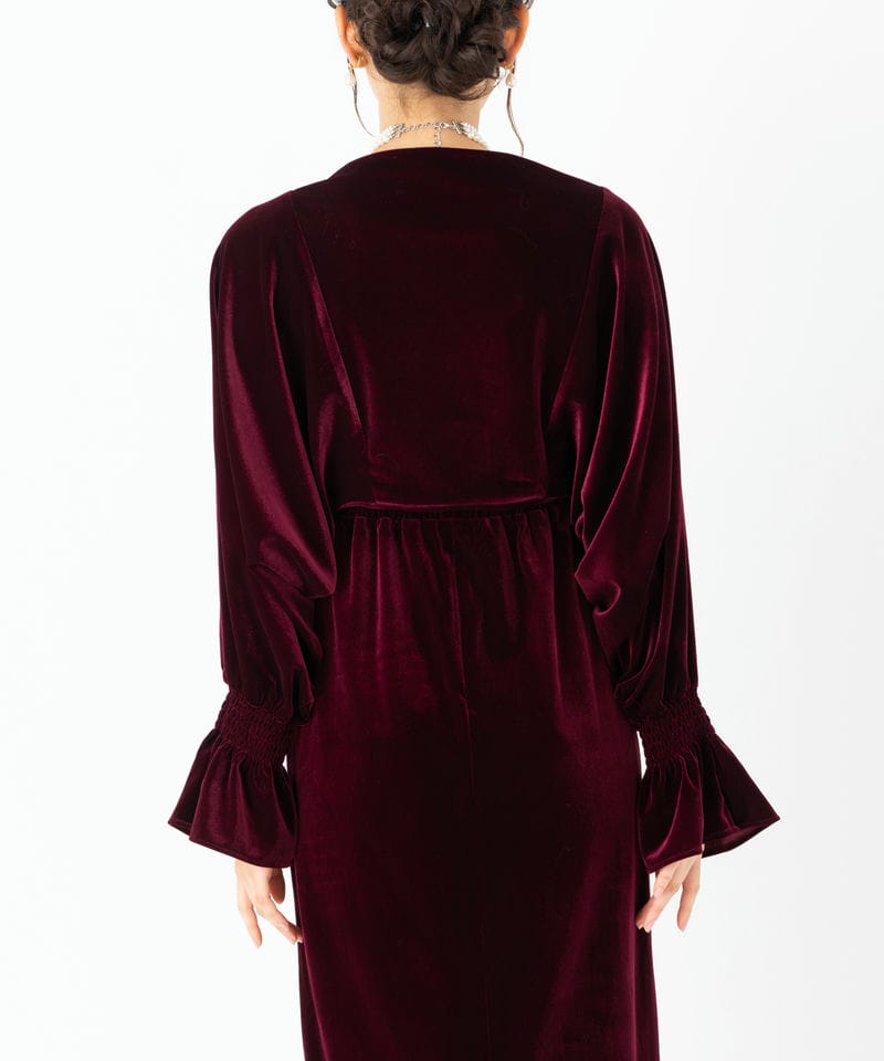 Select Shop ボレロセットベロアドレス その他 x レッド系 | 結婚式