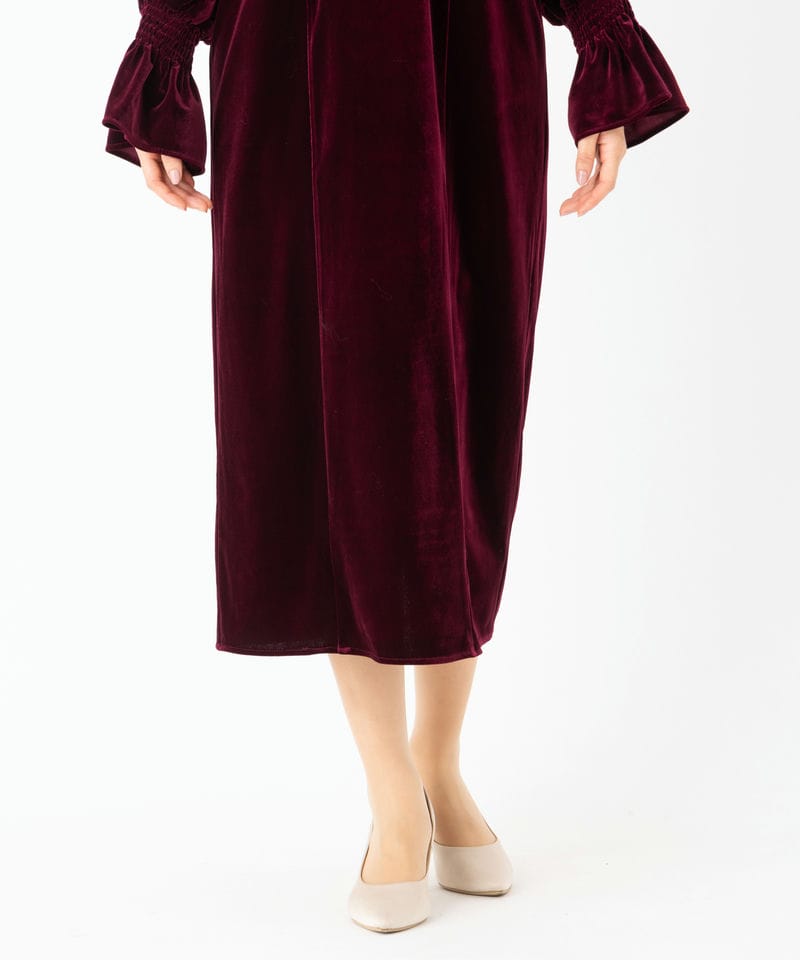 Select Shop ボレロセットベロアドレス その他 x レッド系 | 結婚式