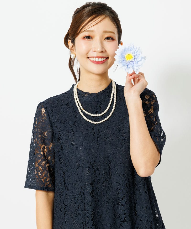 JOIEVE ジョエブ シャインベーシックドレス ネイビー系 | 結婚式