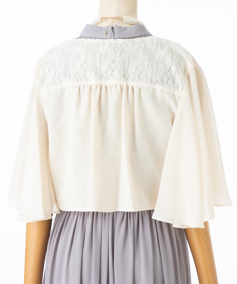 Select Shop ケープスリーブシフォンボレロ その他 x ホワイト系 x