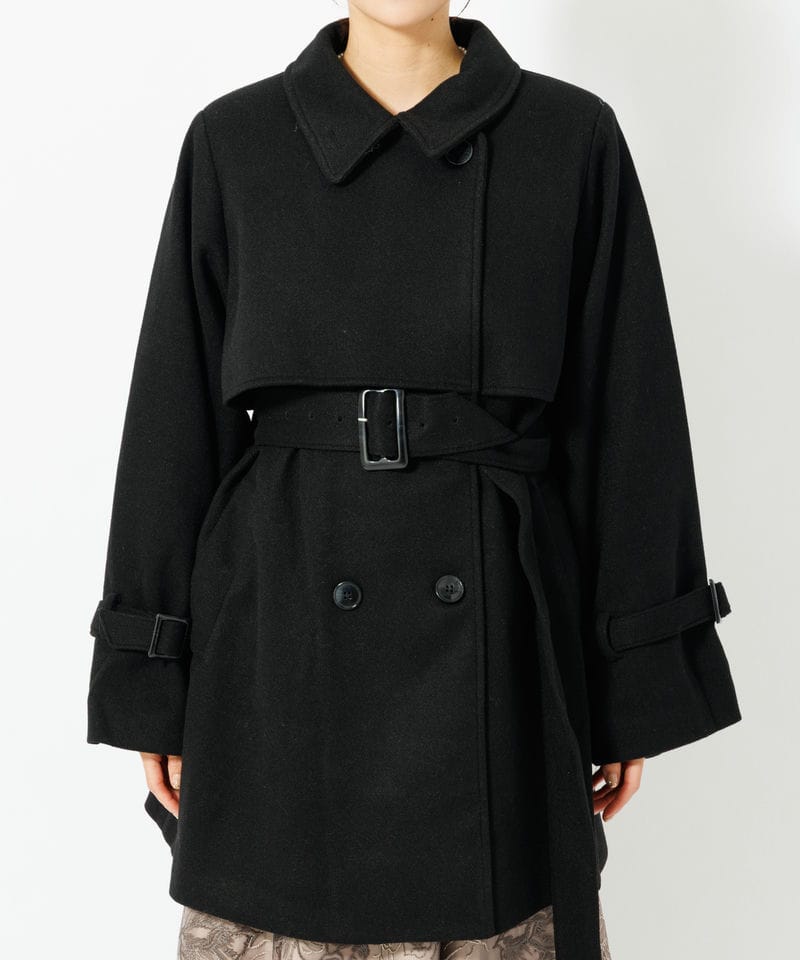 NICE CLAUP ナイスクラップ マルチミドルコート ブラック系 | 結婚式 