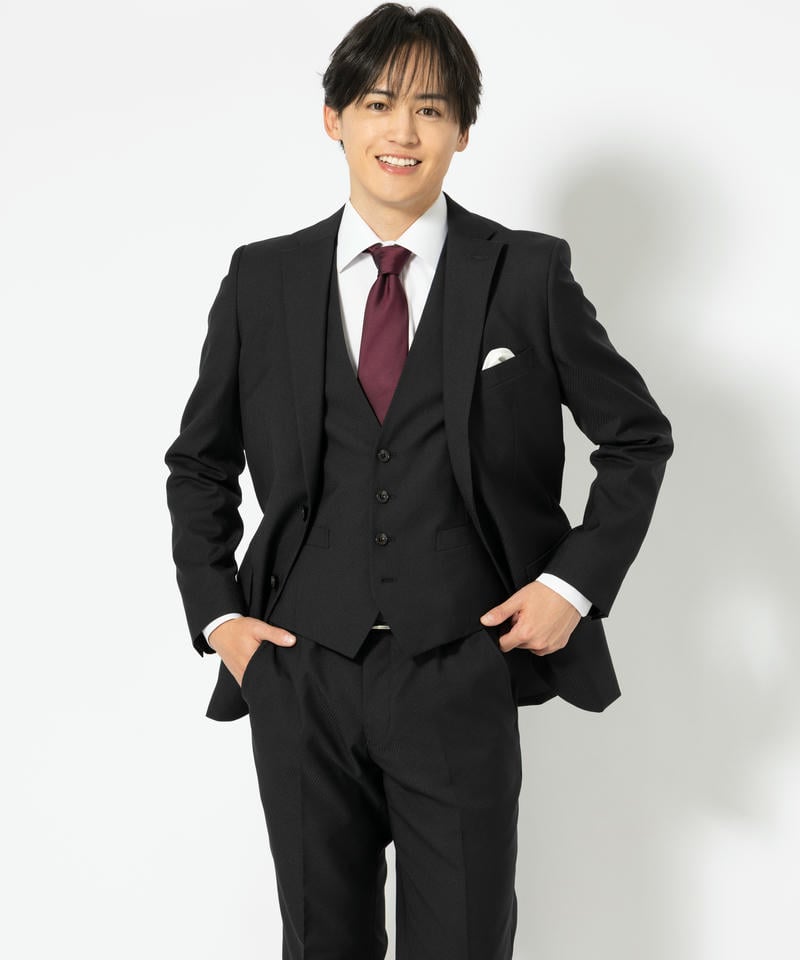 Select Shop 【7点セット】[247310]尾州・光沢シャドーストライプ