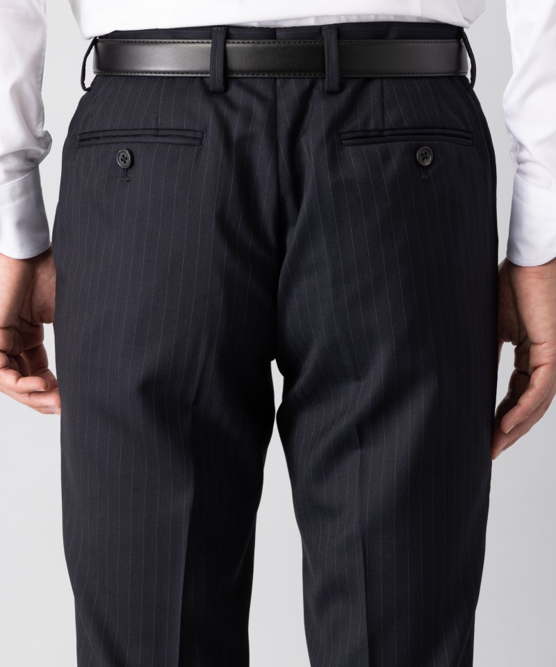 Paul Smith ポールスミス ヘリンボーンストライプ2Bスーツ ネイビー系