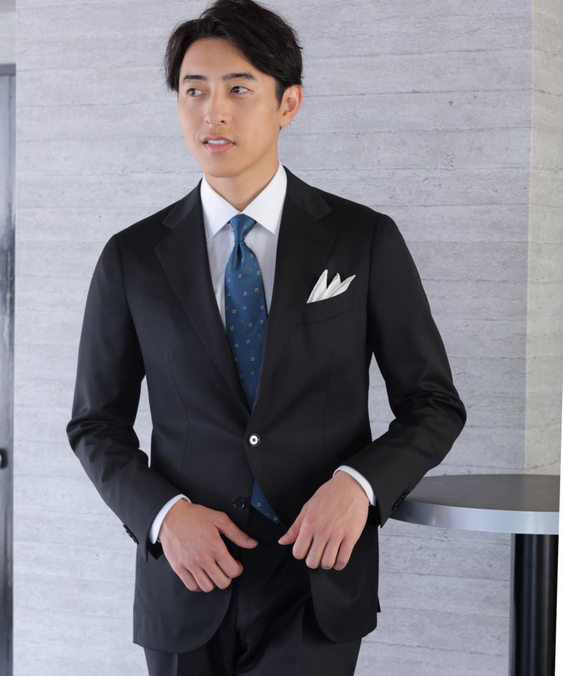 [11月29日まで特別割引]UNITED ARROWS スーツ UNITED ARROWS ユナイテッドアローズ サージ3ボタンスーツ ブラック系