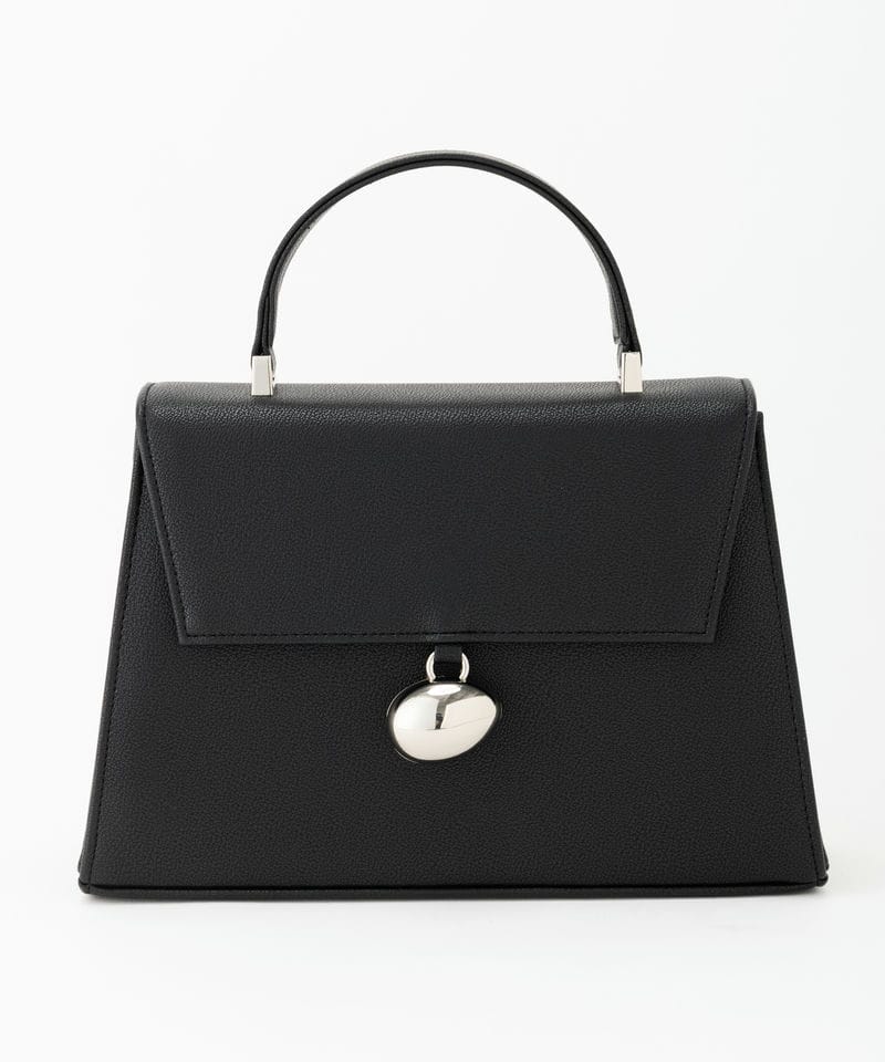 LE'RURE リルアー ベルモチーフボクシーバッグ ブラック系 | 結婚式