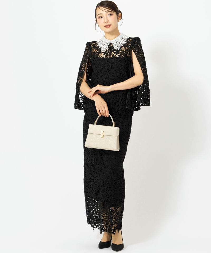 Dorry Doll ドリードール バイカラーエンブロイダリードレス その他 x