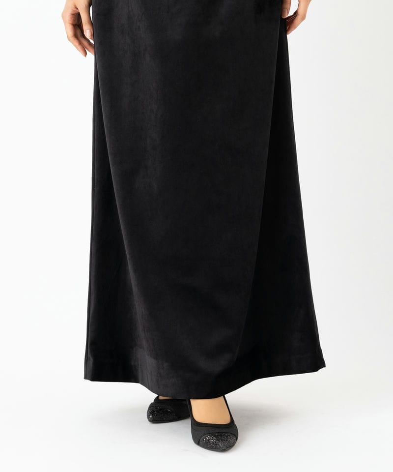 Ameri VINTAGE アメリヴィンテージ スフレスリーブベロアドレス