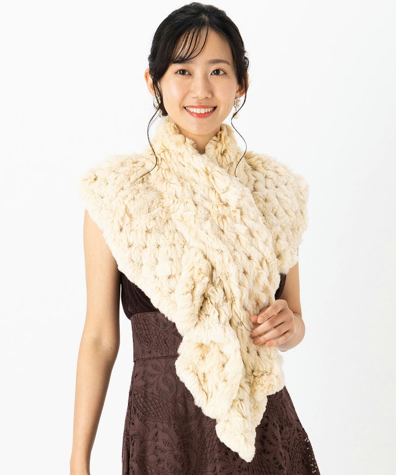 GRACE CONTINENTAL グレースコンチネンタル ラビットフリルストール