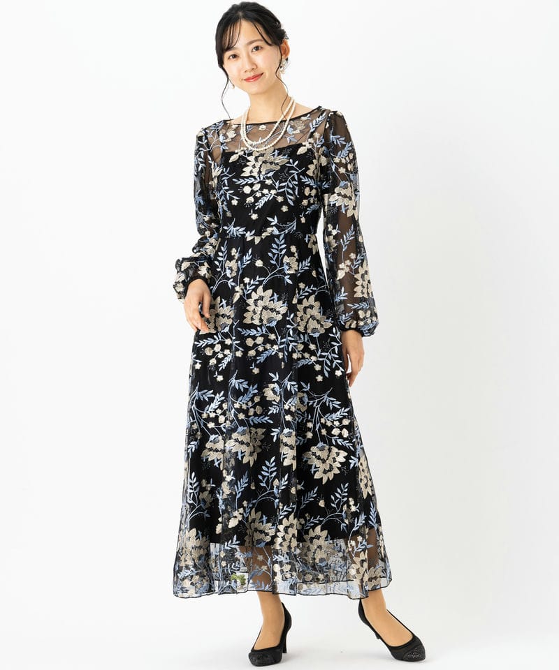 Kastane カスタネ エンブロイダリーオーガンジードレス その他 x