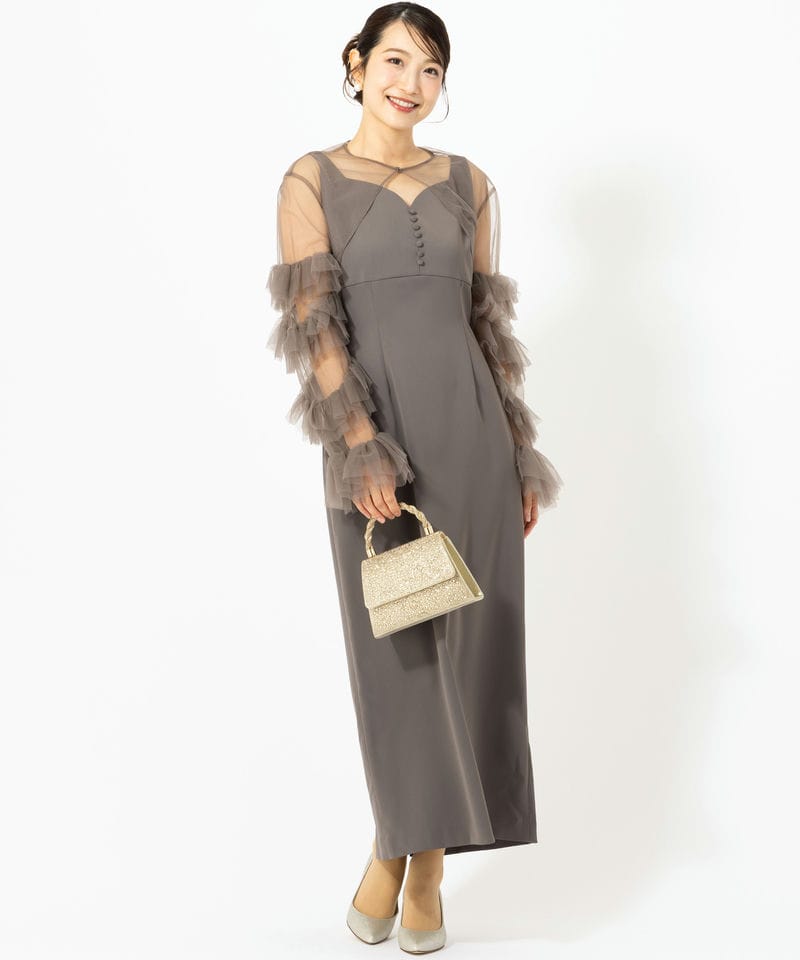 eimy istoire エイミーイストワール ラッフルスリーブチュールボレロ