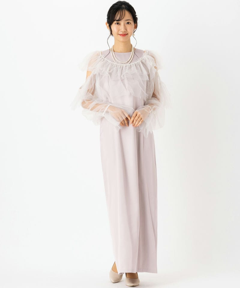 FRAY I.D フレイアイディー ギャザーボレロコンビドレス その他 x