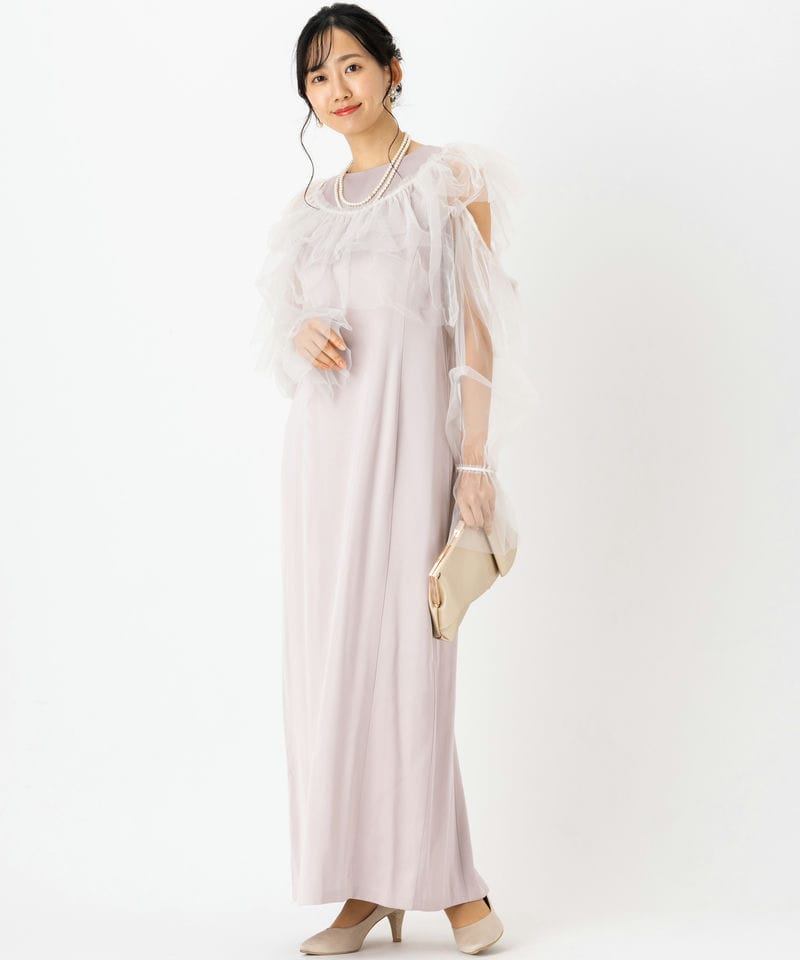 FRAY I.D フレイアイディー ギャザーボレロコンビドレス その他 x