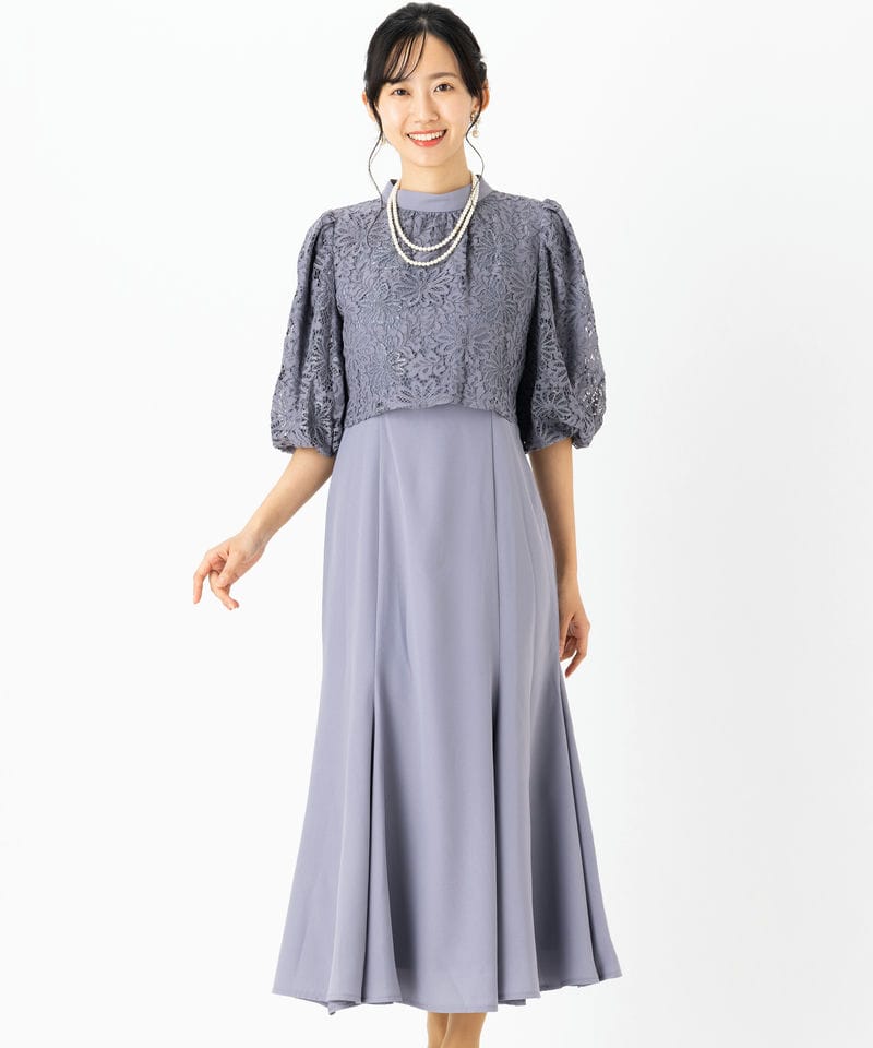 WILLSELECTION ウィルセレクション コードレースレイヤードドレス