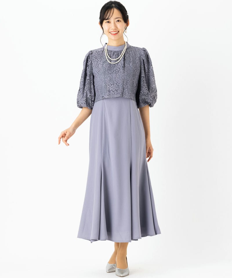 WILLSELECTION ウィルセレクション コードレースレイヤードドレス