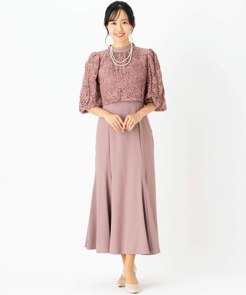 WILLSELECTION ワンピース　ピンク　結婚式ドレス　クリーニング済 WILLSELECTION ワンピース ピンク 結婚式ドレス クリーニング済 【公式