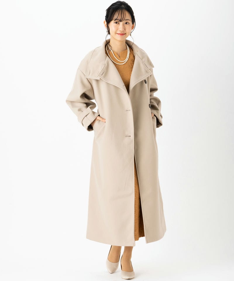 HARUNOBUMURATA GRACE ベージュ ロングコート 36 新品・完売品】HARUNOBUMURATA ハルノブムラタ コート GRACE - メルカリ