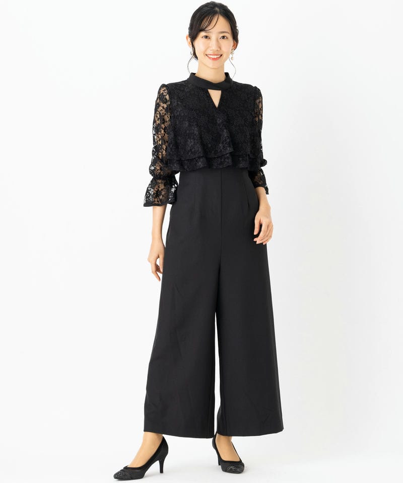 Ameri VINTAGE アメリヴィンテージ スパンコールレースロンパース