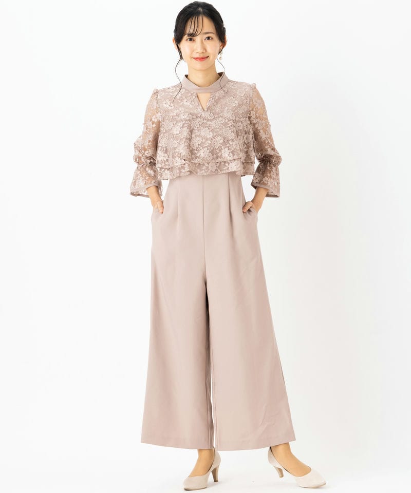 WILLSELECTION ウィルセレクション レースレイヤードオールインワン