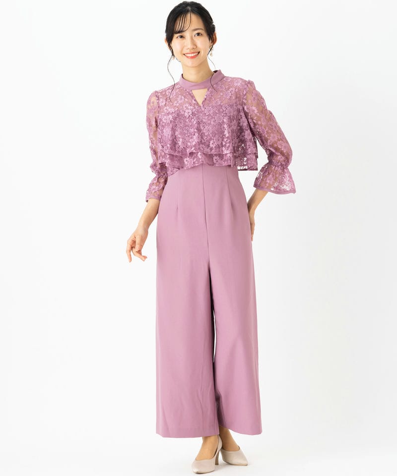 WILLSELECTION ウィルセレクション レースレイヤードオールインワン