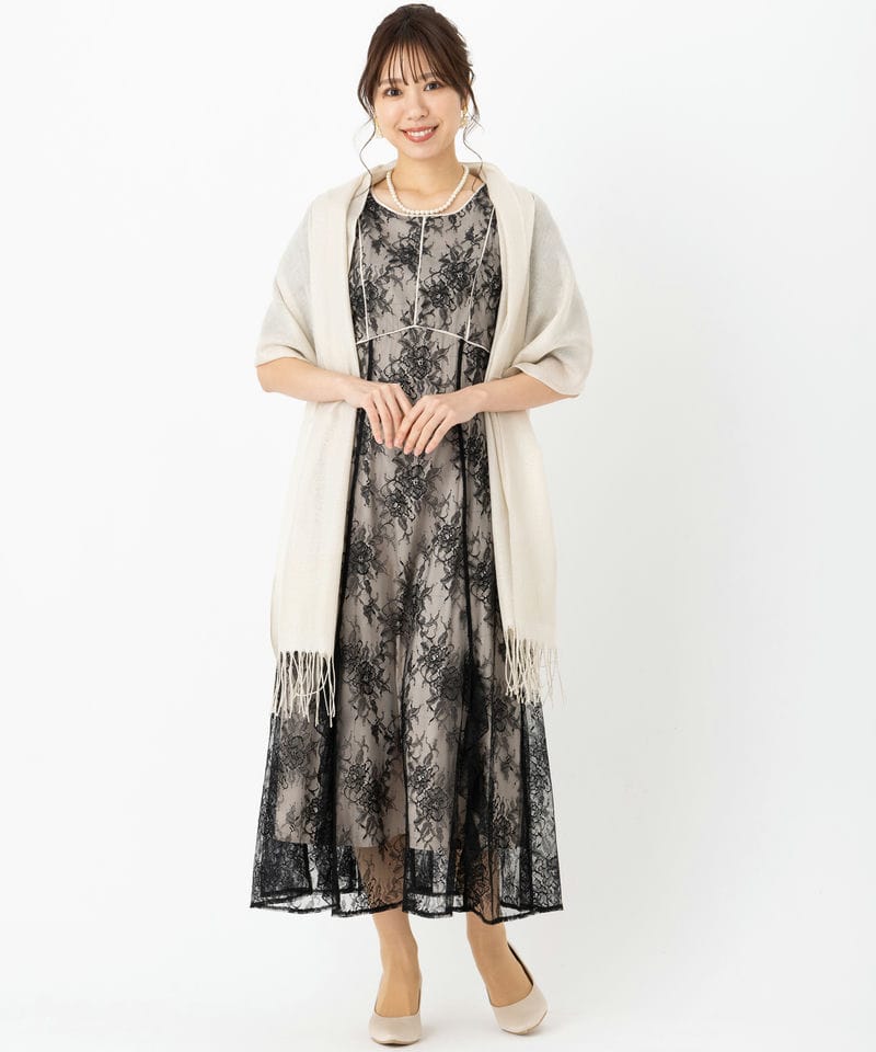 JILL STUART 【ドレス3点セット】ジルスチュアート バイカラーラッフル