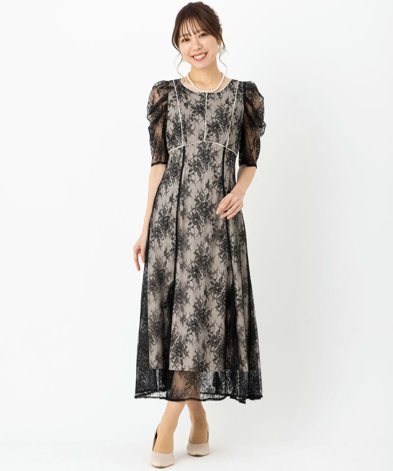 JILL STUART 【ドレス3点セット】ジルスチュアート バイカラーラッフル