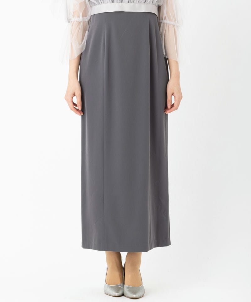 SNIDEL スナイデル サスティナブルリボンスリーブボレロドレス グレー