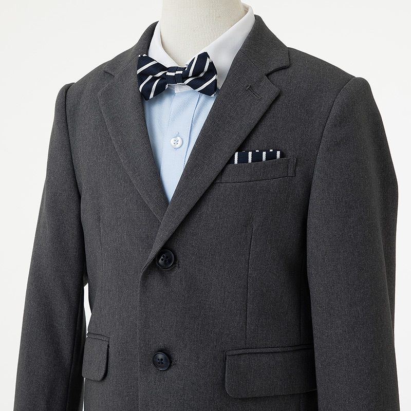 ELLE EN NOIR 【キッズスーツ4点SET】エルアンノアール グレー系