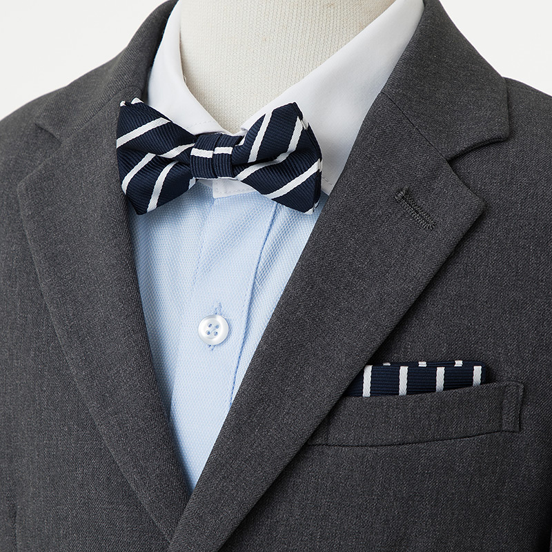 ELLE EN NOIR 【キッズスーツ4点SET】エルアンノアール グレー系