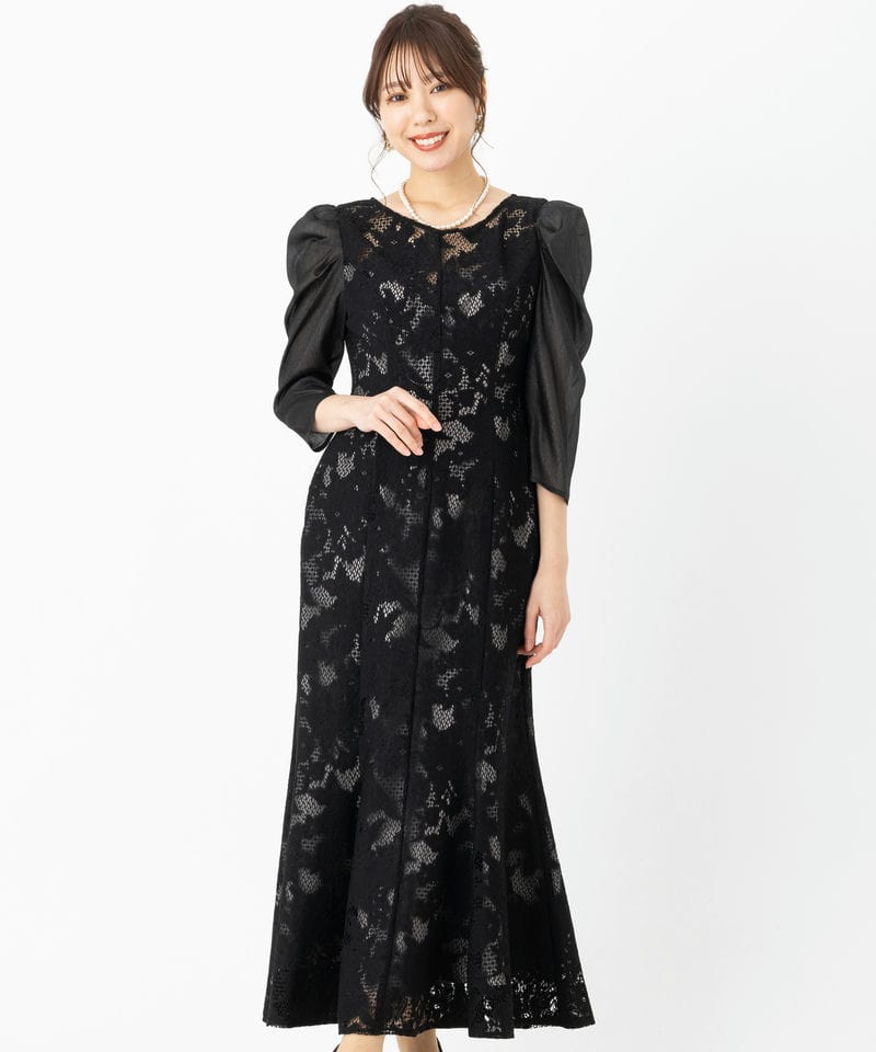 LAGUNAMOON LADYエンブロイダリーマーメイドドレス LAGUNAMOON LADYエンブロイダリーマーメイドドレス（ベージュ