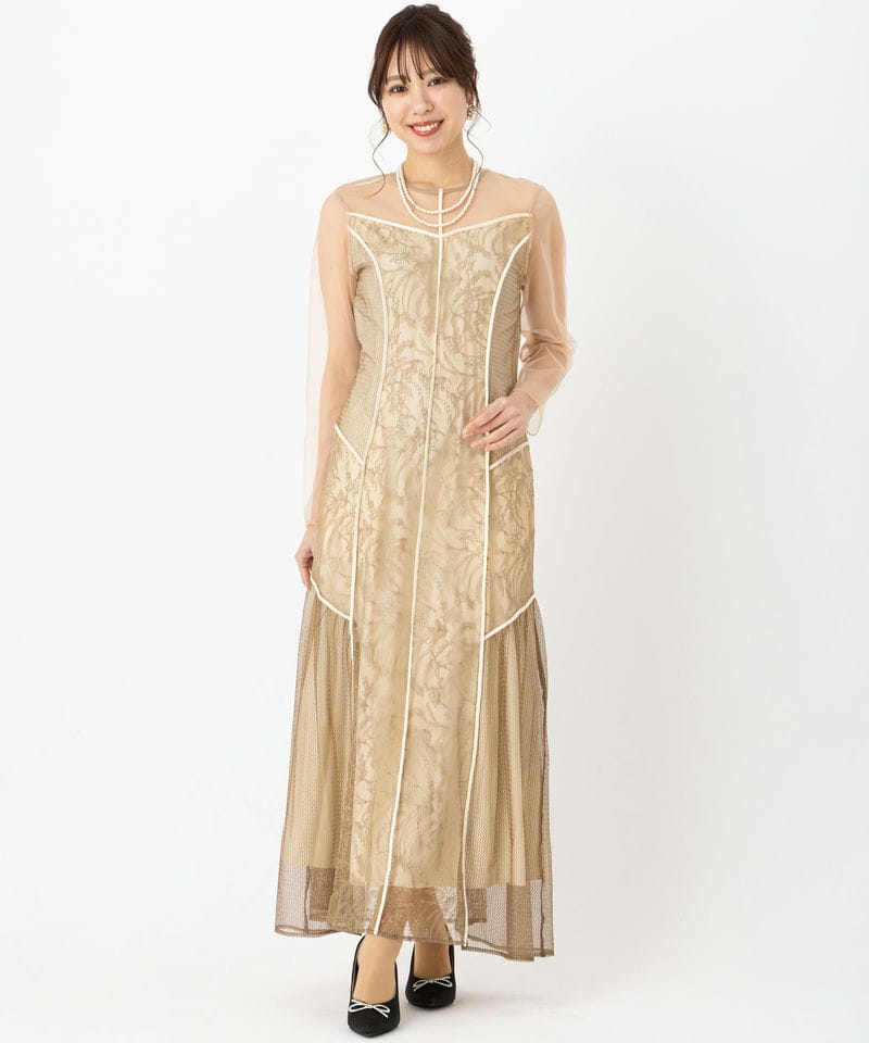 LAGUNAMOON ラグナムーン LADYエンブロイダリーマーメイドドレス