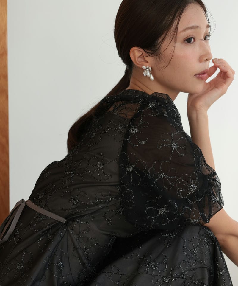 JILL STUART 【ドレス2点セット】ジルスチュアート レース×ベルベット