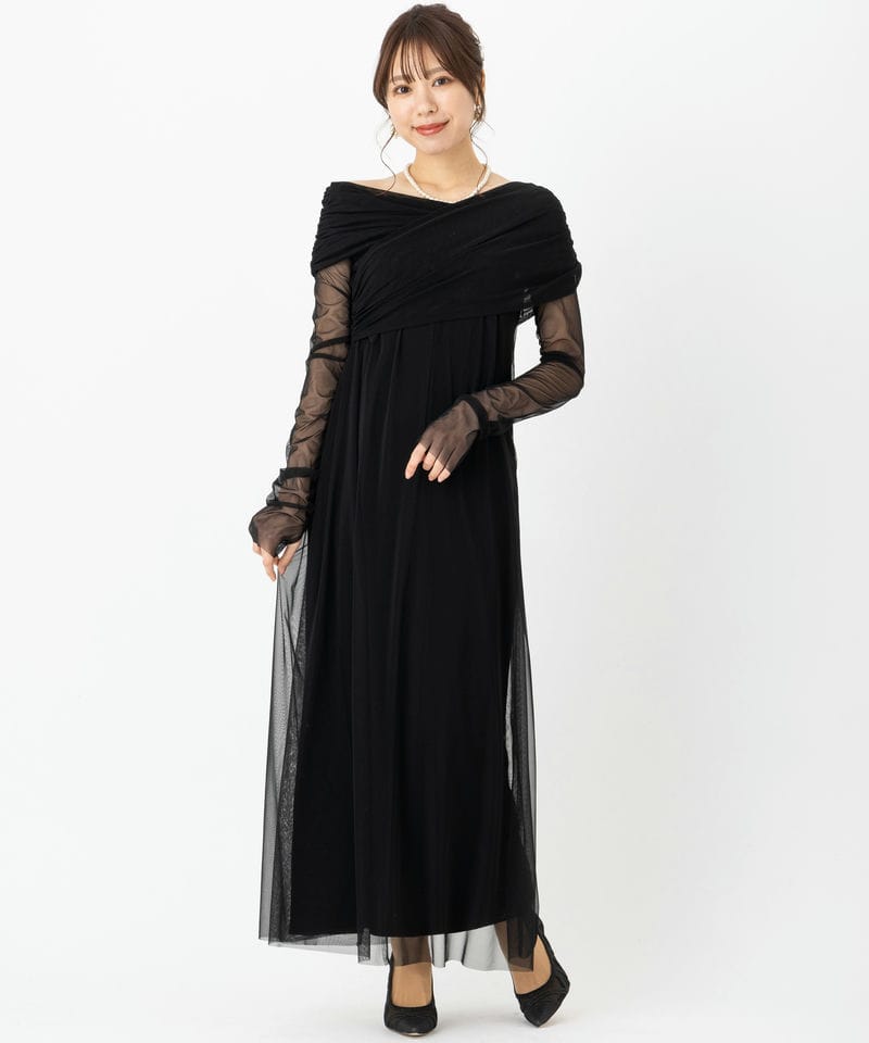 Ameri VINTAGE アメリヴィンテージ オフショルダーチュールレイヤード