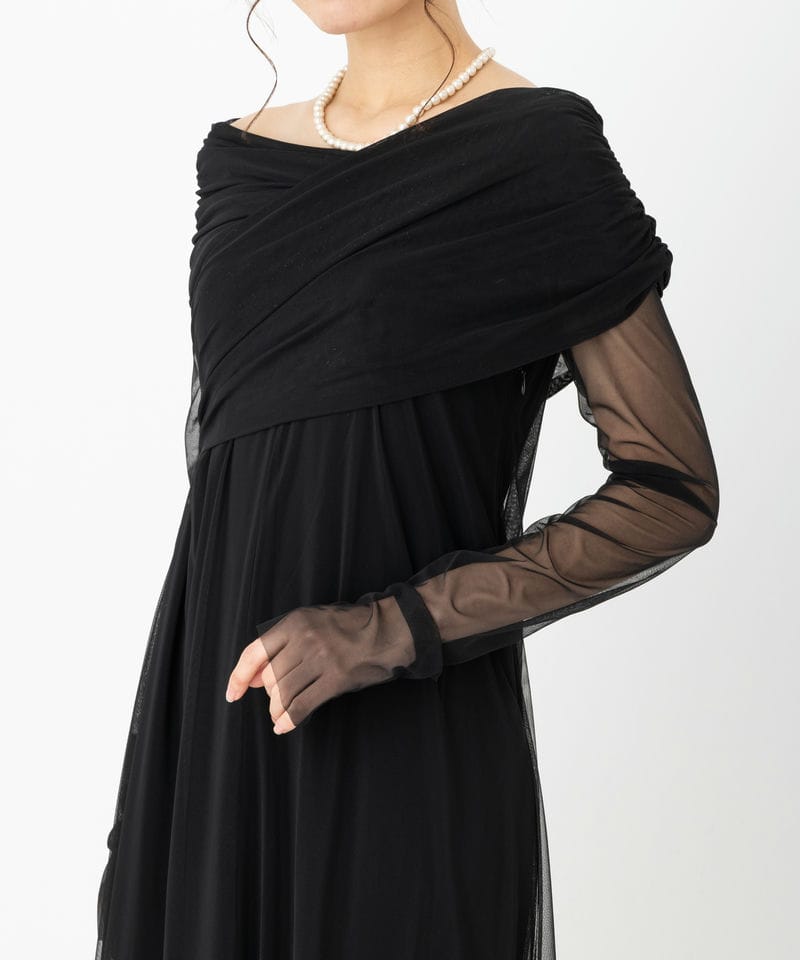 Ameri VINTAGE アメリヴィンテージ オフショルダーチュールレイヤード