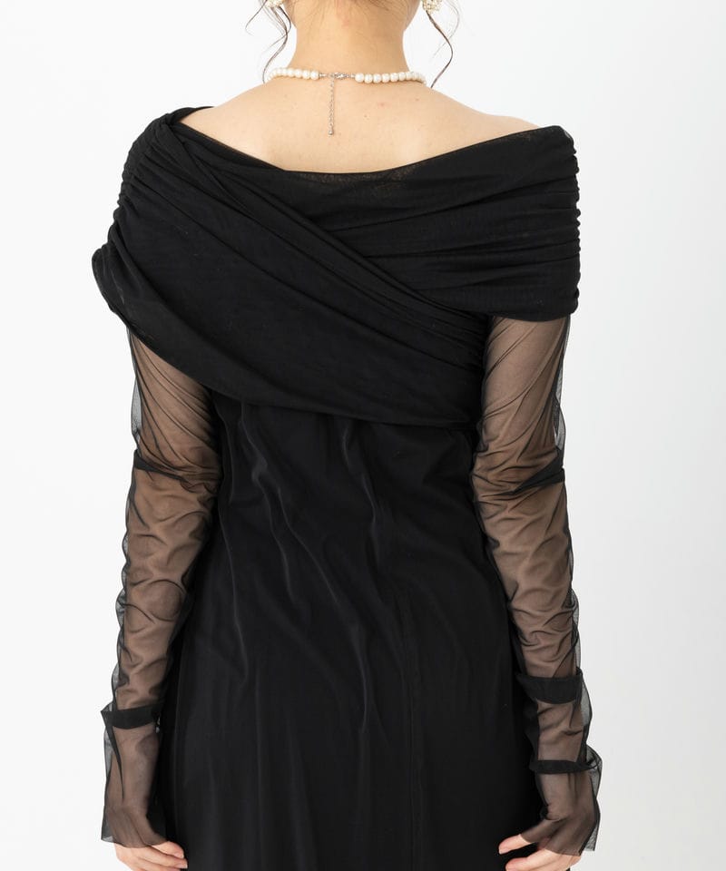 Ameri VINTAGE アメリヴィンテージ オフショルダーチュールレイヤード