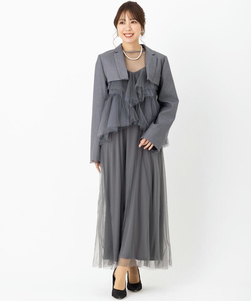 Ameri VINTAGE アメリヴィンテージ ボブカットジャケット グレー系