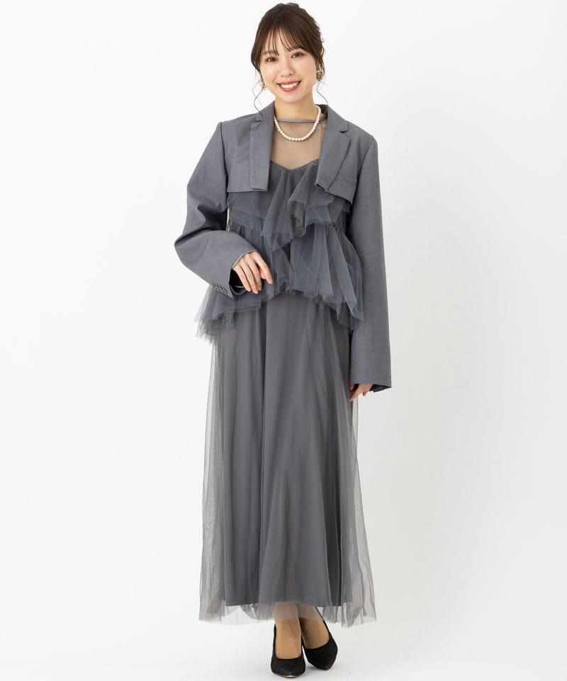 Ameri VINTAGE アメリヴィンテージ ボブカットジャケット グレー系