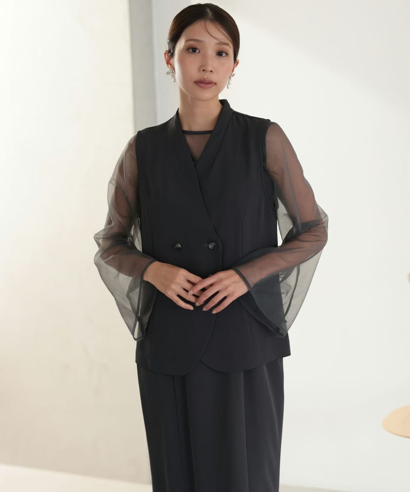 Select Shop スリーピースドレス グレー系 | 結婚式パーティーの Select Shop スリーピースドレス グレー系 | 結婚式パーティーの