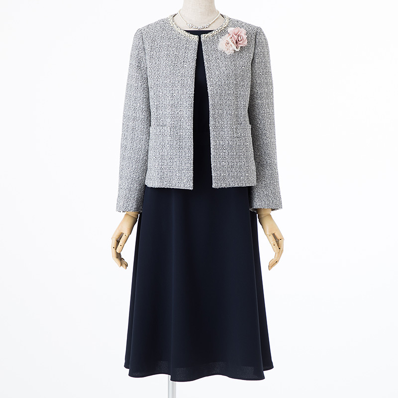 Reflect 【プレミアムスーツ2点SET】リフレクト ツイードジャケット+