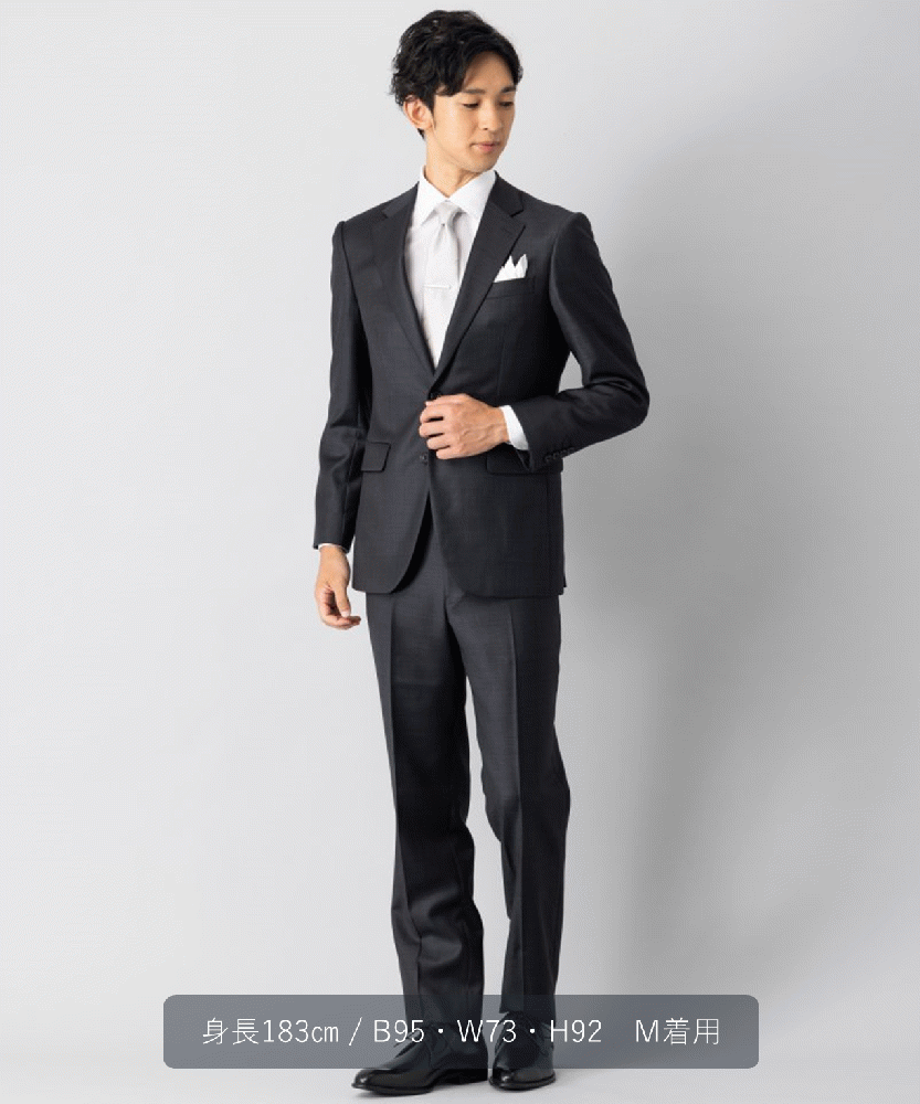 TAKEO KIKUCHI タケオキクチ シャイニーシャークピンヘッドスーツ