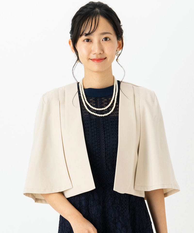 Select Shop ケープジャケット ベージュ系 | 結婚式パーティーの