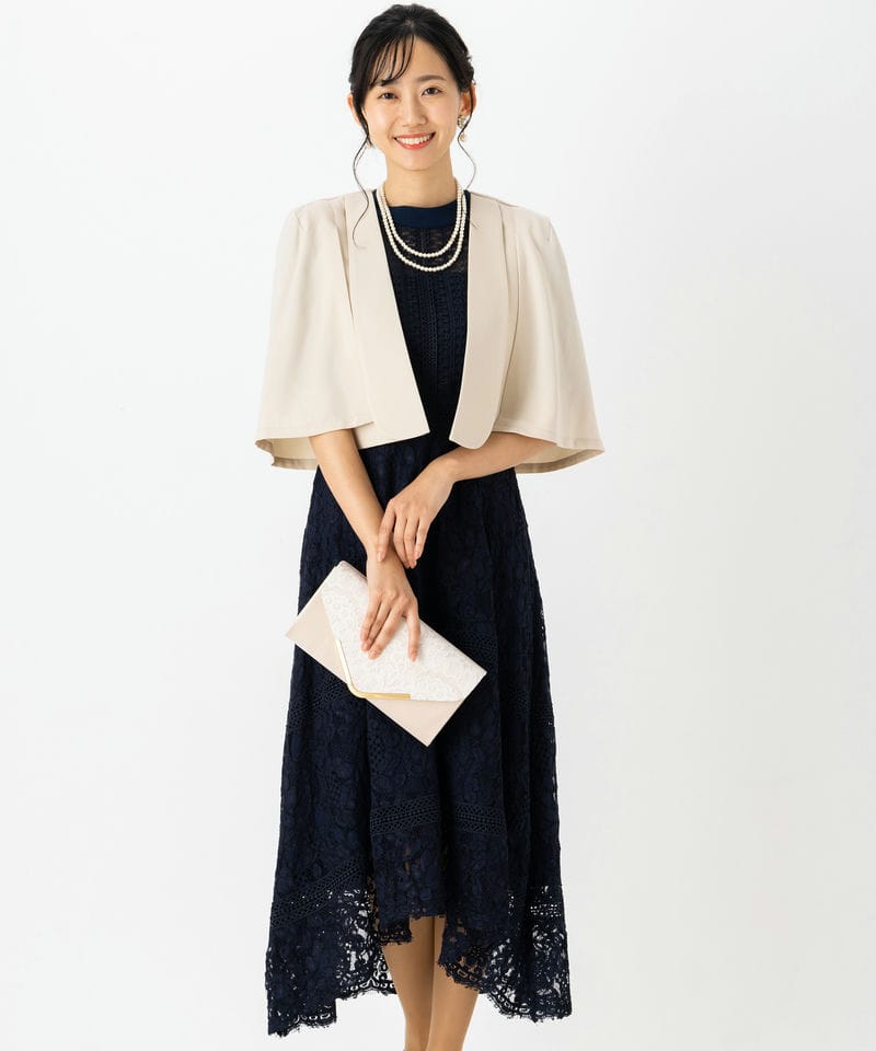 Select Shop ケープジャケット ベージュ系 | 結婚式パーティーの
