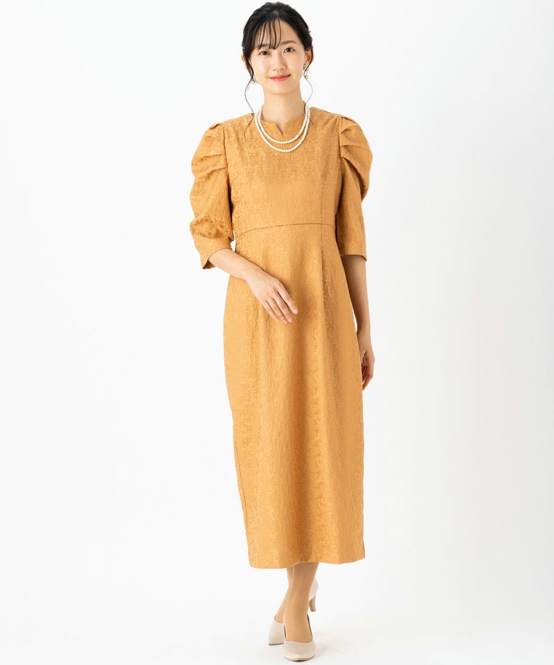 Select Shop 【ドレス2点セット】ジャガードパフスリーブドレス その他