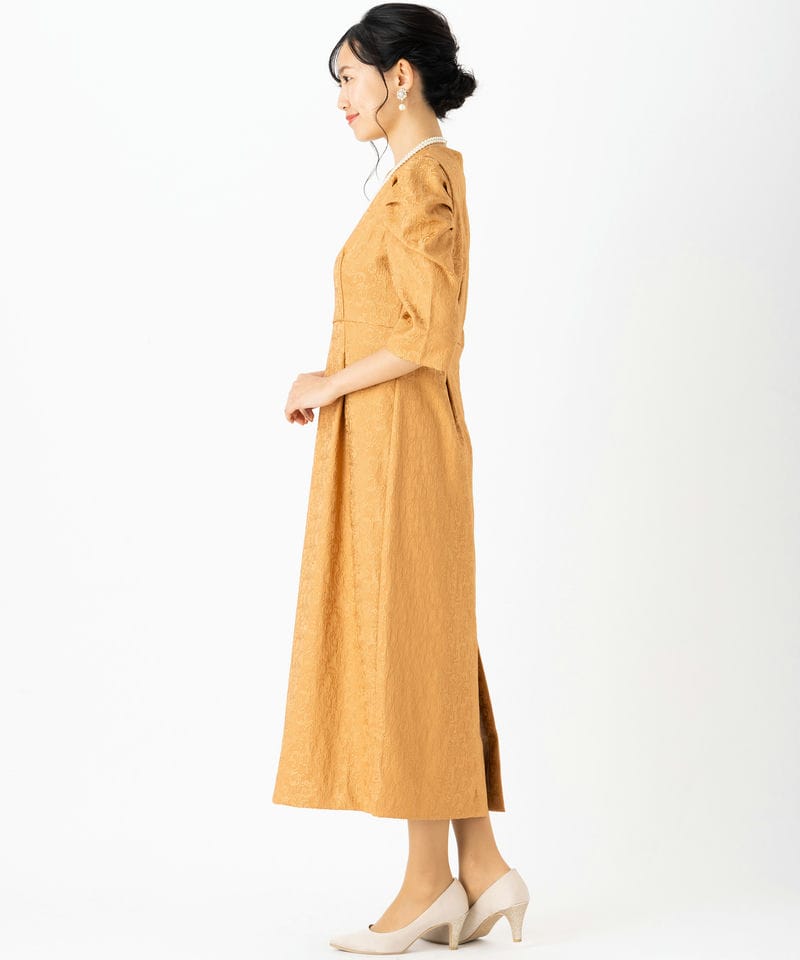 Select Shop 【ドレス2点セット】ジャガードパフスリーブドレス その他