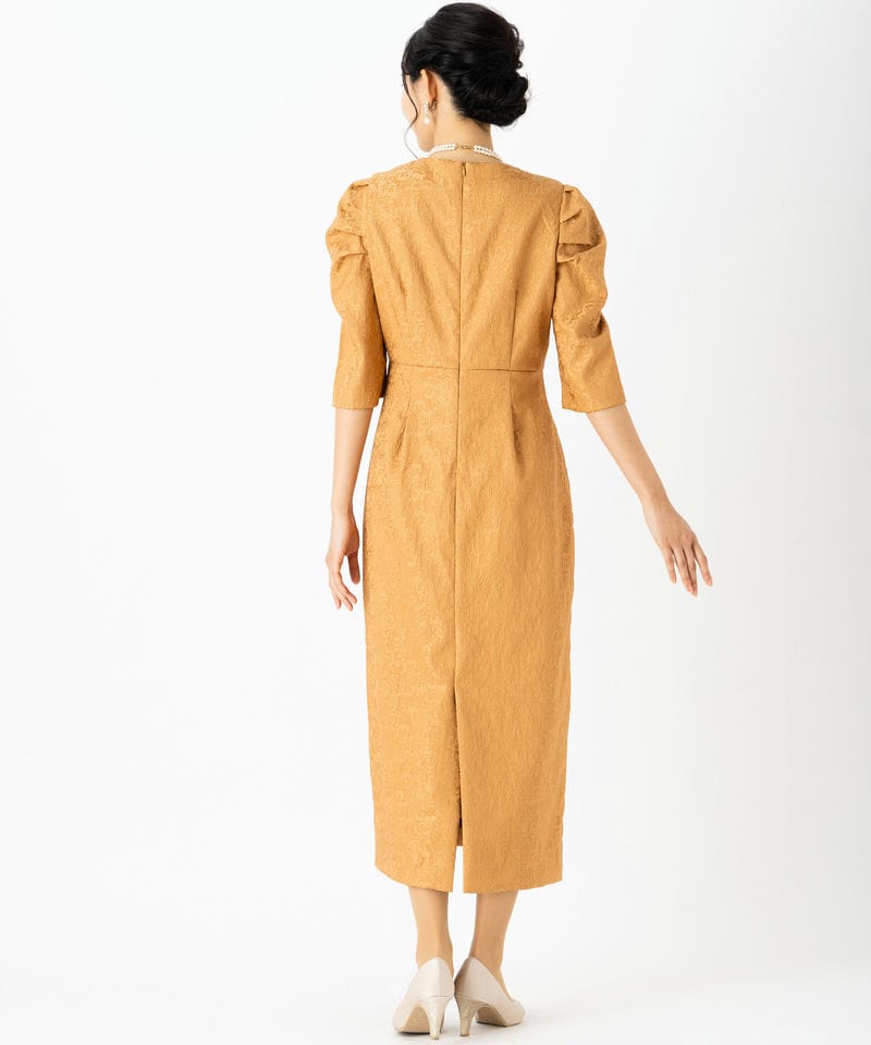 Select Shop 【ドレス2点セット】ジャガードパフスリーブドレス その他