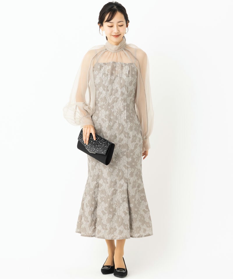 FRAY I.D フレイアイディー グロッシーレースジャガードマーメイド