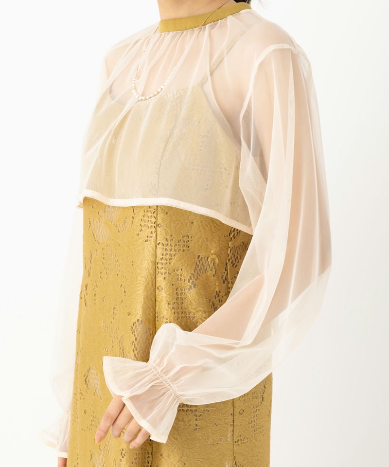 etoll. エトル 3wayシフォンボレロ&レースキャミドレス その他 x