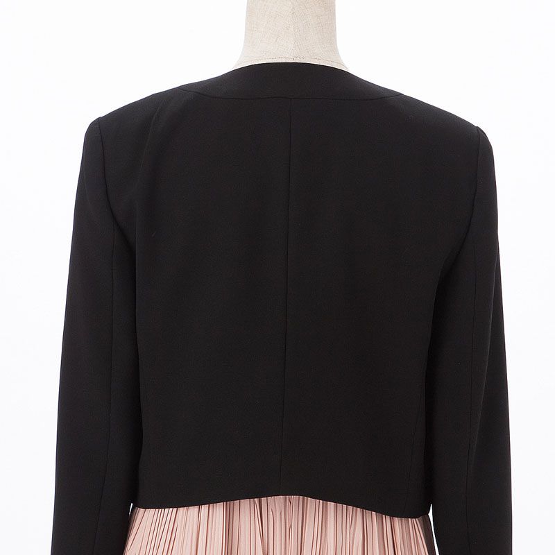 UNITED ARROWS ユナイテッドアローズ ノーカラージャケット ブラック系