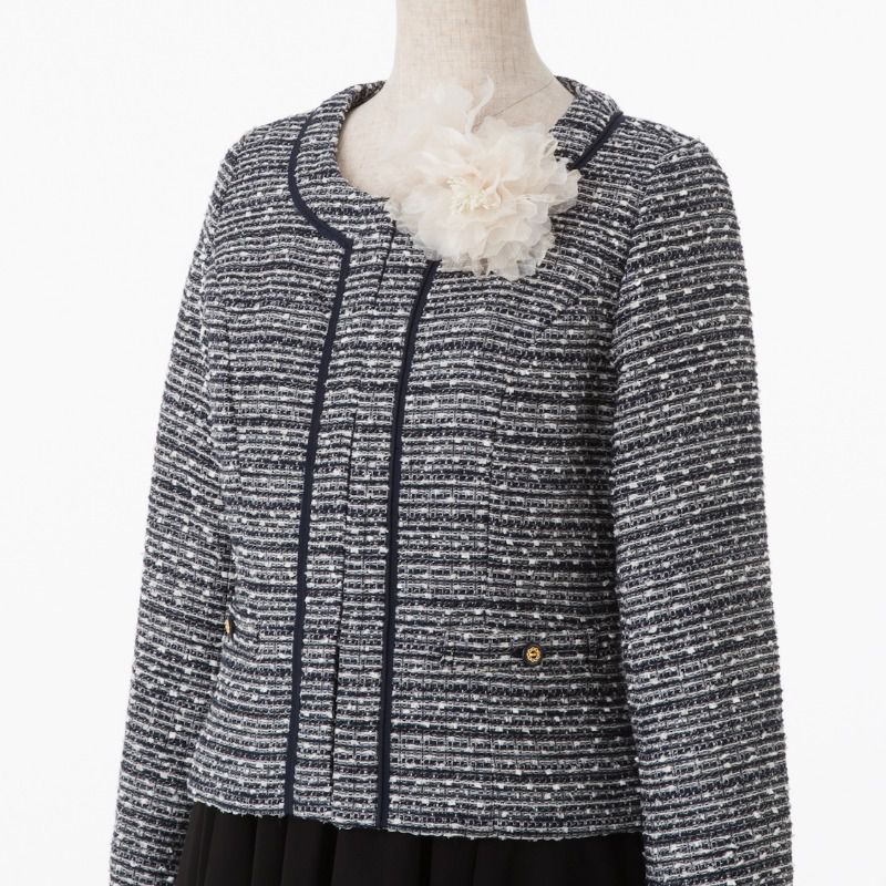 CLEAR IMPRESSION クリアインプレッション ツイードノーカラー