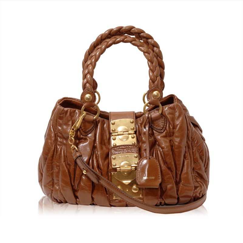 Miu Miu ミュウミュウ マトラッセ 2WAYバッグ ブラウン系 | 結婚式